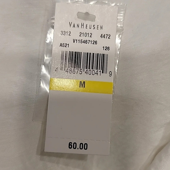Van Heusen Studio White blouse. NWT - Picture 6 of 8